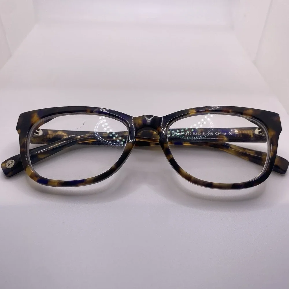 Warby Parker Eyeglasses FRAME ONLY Finch-252 52-18-140 Brown Tortoise 834